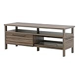 佐藤産業 LAFIKA テレビボード 幅120cm 奥行40cm 高さ45cm 引出 スライド棚 ブラウン 茶 アイアン LF45-120L BR