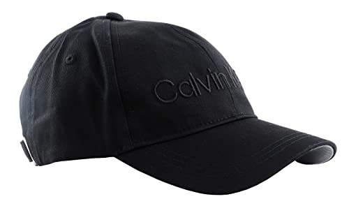 Calvin Klein Damen Cap Ck Must Minimum Logo Cap Basecap, Schwarz (Ck...