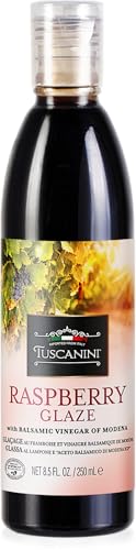 Tuscanini Raspberry Balsamic Glaze Made with Kosher Balsamic Vinegar of