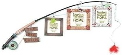 The Big Catch Fly Fishing Pole Photo Picture Holder Frame Themed Decor
