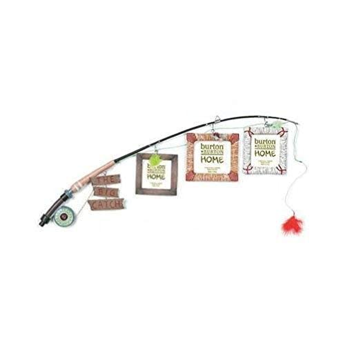 The Big Catch Fly Fishing Pole Photo Picture Holder Frame Themed Decor #TOP29