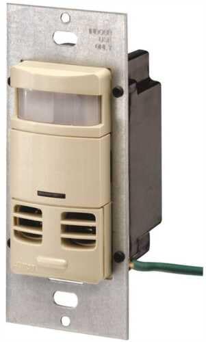 Replacement for Leviton OSSMT-MDI Dual-Relay Multi-Technology Wall Switch Motion Sensor, Ivory