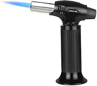 Sondiko Butane Torch, Kitchen Torch Blow Torch Lighter with Safety Lock, Continuous Flame