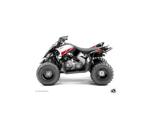 Kit déco Yamaha 90 Raptor Kutvek rouge pour carrosserie rayée de 2009 à 2023