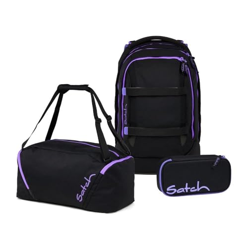 Satch Pack Schulrucksack Set 3tlg. inkl. Schlamperbox und Sporttasche...