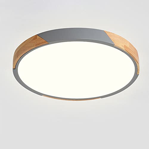 Lanterne de plafond facile à installer avec cercle métallique gris