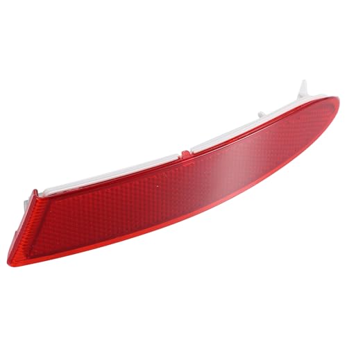 Image of X AUTOHAUX Rear Right Bumper Reflector Light Cover for BMW X3 F25 2010-2017 W /m Sport Package 63147217316 Red