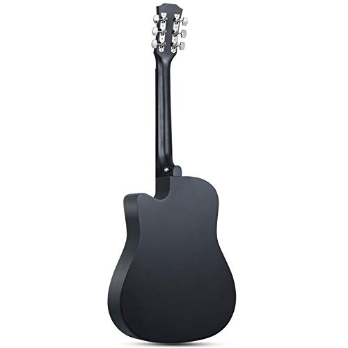 Loivrn Guitare acoustique taille de 38 pouces en bois guitare for débutants 38 pouces Noir portable de voyage guitare… - Les Beatles, Paul McCartney, John Lennon, RIngo Starr, George Harrison Loivrn Guitare acoustique taille de 38 pouces en bois guitare for débutants 38 pouces Noir portable de voyage guitare…