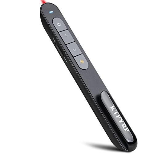 KTPYRP Presentation Clicker, PowerPoint Clickers, Wireless Presenter Remote, RF 2.4G ...