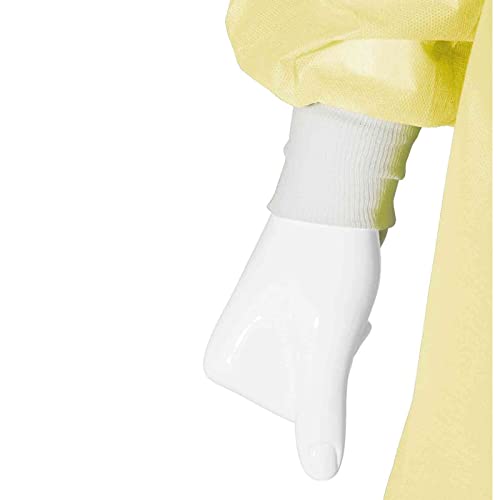 Blouse jetable EN 13795 jaune contre risques contamination