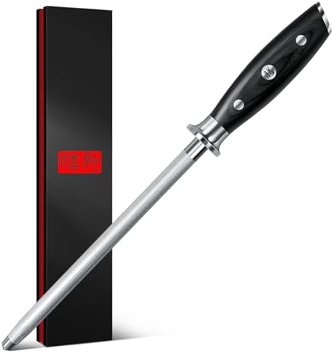 SHAN ZU Chaira de Afilar Cuchillos 20cm, Afilador de Cuchillos de...