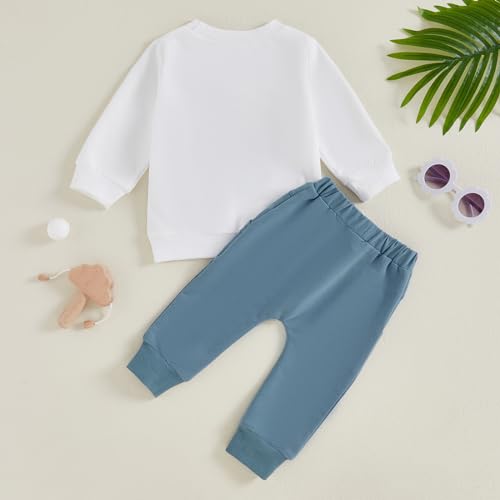 Baby Boy Girl First Birthday Golf Outfit Hole In One Golf Sweatshirt Top Jogger Pants Set 2Pcs Fall Clothes3