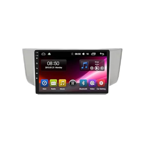 Radio de coche 2 DIN con Carplay y Android Auto para Toyota Harrier 2003-2013 (4G+64G)