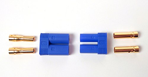 10 Pairs Ec5 Battery Connector Plugs By Apex Rc Products - Bullet Banana Style Lipo Male Female Sets #1535 #TOP3