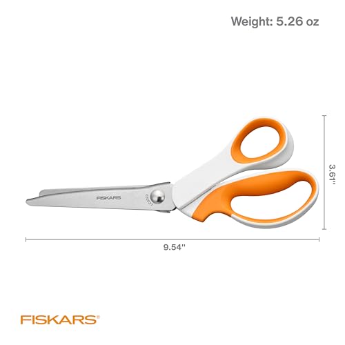 Fiskars 9.5" SoftGrip Pinking Shears for Fabric Cutting w/ Ergonomic Handle - image 7