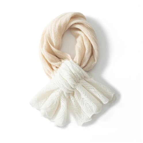 Women Neck Warmer Openwork Small Scarf Soft Knit Casual Scarf Shawl Wrap2