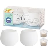 Amazon.co.jp: オフティ アロマキャンドル ピュアリリーの香り 4時間×4