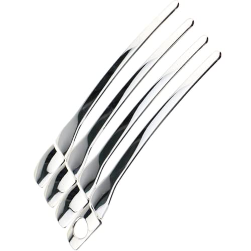 Couvercle de poignée de porte de voiture pour Peugeot 208 3008 et Citroen C4 en ABS chromé