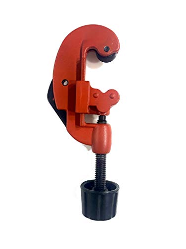 Image of Jon Bhandari Tools Pipe Cutter 3-28mm (1 /8″ to 1-1 /8″) | Compact Tube Cutter for Copper, Brass, PVC & Plastic Pipes | Precision Adjustment Knob | Durable Steel Body for Plumbing & DIY Use