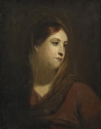 Impression sur toile Esquisse pour une tête de femme par John Opie en 60x90cm