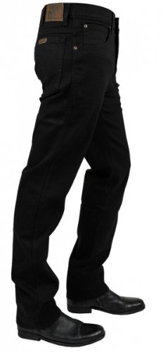 Wrangler Authentic Slim Jeans, Pierre Moyenne, Homme, NOIR, 30W / 30L - Image 5