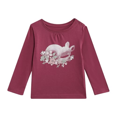 Image of Mothercare Baby Girls T-Shirt Arctic Berry Print Full Sleeve