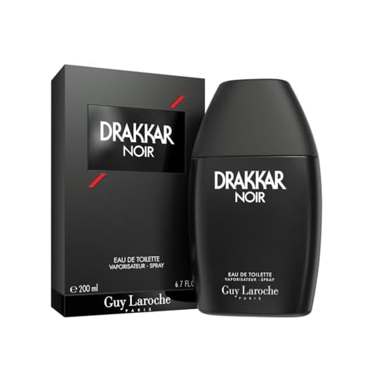 Guy Laroche Drakkar Noir - Agua de colonia con atomizador perfumes para hombre, 200 ml