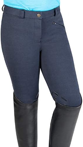 PFIFF Piccola 102456 Children's Jodhpurs with grip pattern, blue, 116 (EU)