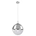 Produktbild Globo Hängeleuchte VARUS nickel matt, Glas transparent chrom Esszimmer Wohnzimmer 30cm
