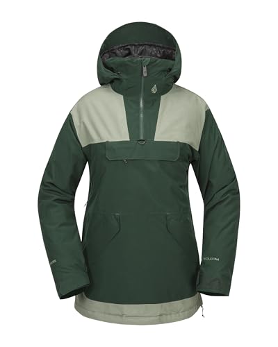 Veste de ski Volcom Fern Ins Gore-Tex, l'anorak haut de gamme vert scarabée pour femme