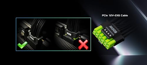 Fonte di alimentazione ASROCK TC-1300T, PSU,1300W, 80 Plus Titanium,135 mm, modulare, PCI-E 5.1 (12+4pin) x2,PCI-E (6+2 Pin) x8, SATA (5 Pin) x9 - Alimentatore - Immagine 6