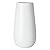 D'vine Dev 10 Inch Elegant Oval Ceramic Vase for Flowers, Home Décor Vase with Design Box, Matte White