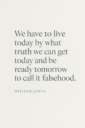 HardPress William James Quote Poster 8x12 Wall Art