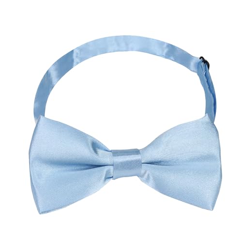 MAIANY pajaritas para niños, Clásico Nudo de Corbata para Niños y Jóvenes, Ajustable, para Eventos Festivos, Bodas y Cumpleaños, Accesorio de Moda para Niños (Azul claro)
