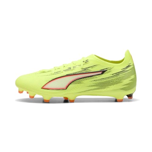 Puma Unisex Ultra 6 PRO FG/AG Fußballschuh, Yellow Alert Black-Glowing Red-Lime Squeeze, 45 EU… – Ansicht 4