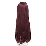 L-email wig Game Fate Grand Order Lancer Scathach Cosplay Wigs Long Straight Heat Resistant...