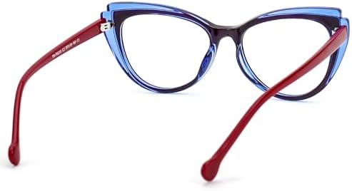 Zeelool Stylish Cat-eye Glasses Frame with Non-prescription Clear Lens for Women