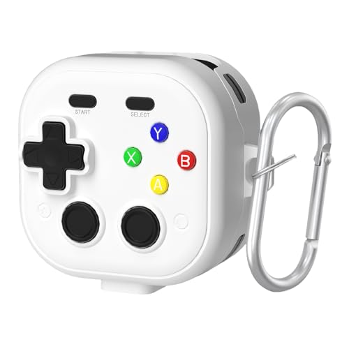 Buds4 Earbuds �p�̃��j�[�N�ȌÓT�I�ȃQ�[���p�b�h�`��̃L�������O�P�[�X�A�h���b�v�h�~�V�F���ی�A�����^�т��ȒP�ȃP�[�X