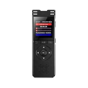 CleverTalk KI-Sprachrekorder | Sprachaktiviert | Web-Portal app.clevertalk.ai | Transkription und Zusammenfassungen | 128 GB | HD-Audio 1536kbps | USB-C