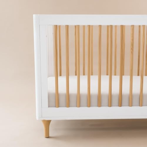 Image of Kyte Baby Soft Crib Sheet - Standard Fitted Crib Sheet Made with Rayon from Bamboo, Ultra-Gentle and Breathable (Bow)