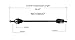 GSP NCV36537 CV Axle Shaft Assembly - Left Front (Driver Side)