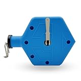 CREAWEA Heavy Duty Chalk Line, Professional Construction Marking Tool, 100-Foot Line, Ergonomic Design, for...