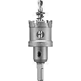 1-1/4” Hole Cutter TCT for Metal Sheet, Tungsten Carbide Tipped Hole Saw 32mm in Diameter with Pilot