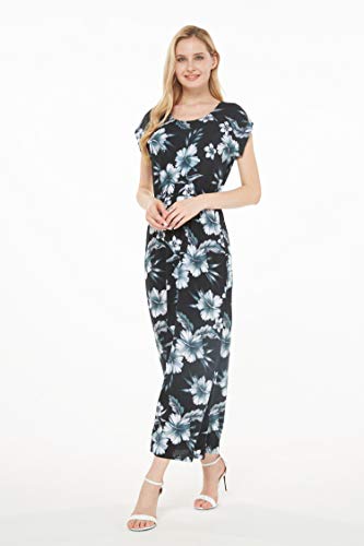 Image of Hawaii Hangover Family Matching Hawaiian Clothes, Midnight Bloom | Family matching Hawaiian outfits, Midnight Bloom, lightweight rayon, machine washable, tropical floral print, luaus, cruises