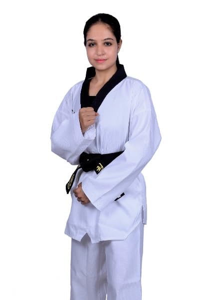 DAE DO Basic Taekwondo Uniform (Dobok) | Ideal for Daily Practice & Training | Unisex 170CM (38) 1