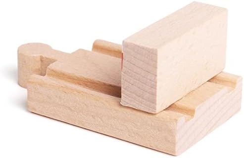 Miniatura 5 de Bigjigs Rail Buffers de madera (paquete de 6) - Otras marcas principales de rieles de madera son compatibles