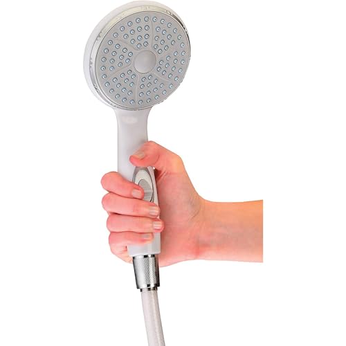 Cabezal de ducha manual Nova con manguera extra larga de 84 pulgadas miniatura 4