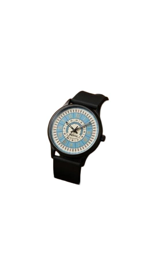 Silicone Strap Analog Watch for Men & Boys | Roman Numeral Round Dial-image-22