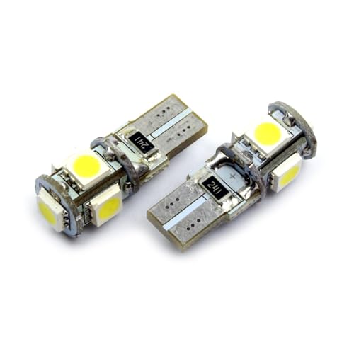 inion® 5er xeno con Power SMD LED luce di posizione, lampade led soffiten Pere W5 W T10, canbus, Xenon bianco ca. K 12 V