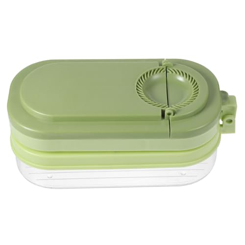 Unomor Ergonomic Dumpling Maker Tool Handheld Dough Pressing Mould for Homemade Dumplings Storage Box Included